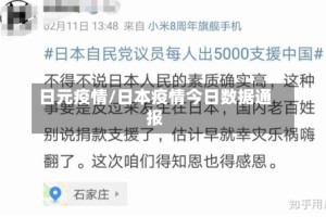 日元疫情/日本疫情今日数据通报