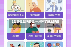 【全疫情全球疫情,一分钟了解全球疫情】