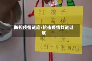 防控疫情谜底/抗击疫情灯谜谜底