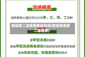 新冠第二波疫情爆发时间(新冠病毒第二波疫情)