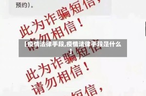 【疫情法律手段,疫情法律手段是什么】