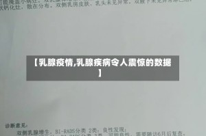【乳腺疫情,乳腺疾病令人震惊的数据】