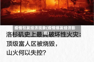 疫情引发经济现象(疫情爆发经济影响)