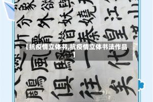 【抗疫情立体书,抗疫情立体书法作品】