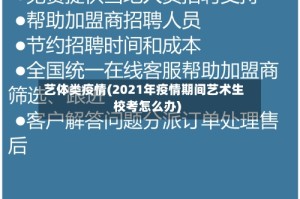 艺体类疫情(2021年疫情期间艺术生校考怎么办)