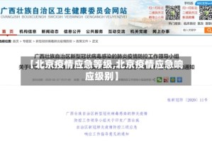 【北京疫情应急等级,北京疫情应急响应级别】