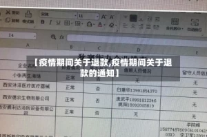 【疫情期间关于退款,疫情期间关于退款的通知】