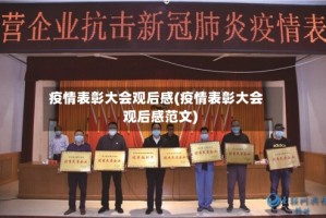 疫情表彰大会观后感(疫情表彰大会观后感范文)