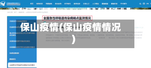 保山疫情(保山疫情情况)-第3张图片