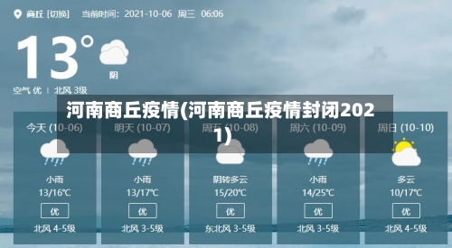 河南商丘疫情(河南商丘疫情封闭2021)-第1张图片