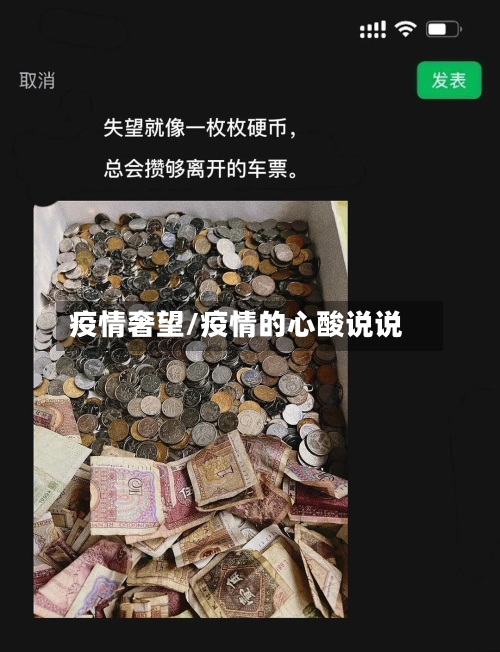 疫情奢望/疫情的心酸说说-第2张图片